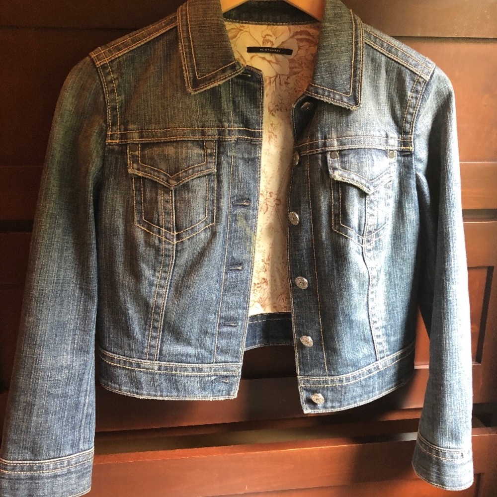 Tahari Jean Jacket
